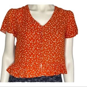 Harper Heritage Lined Blouse Sz XS